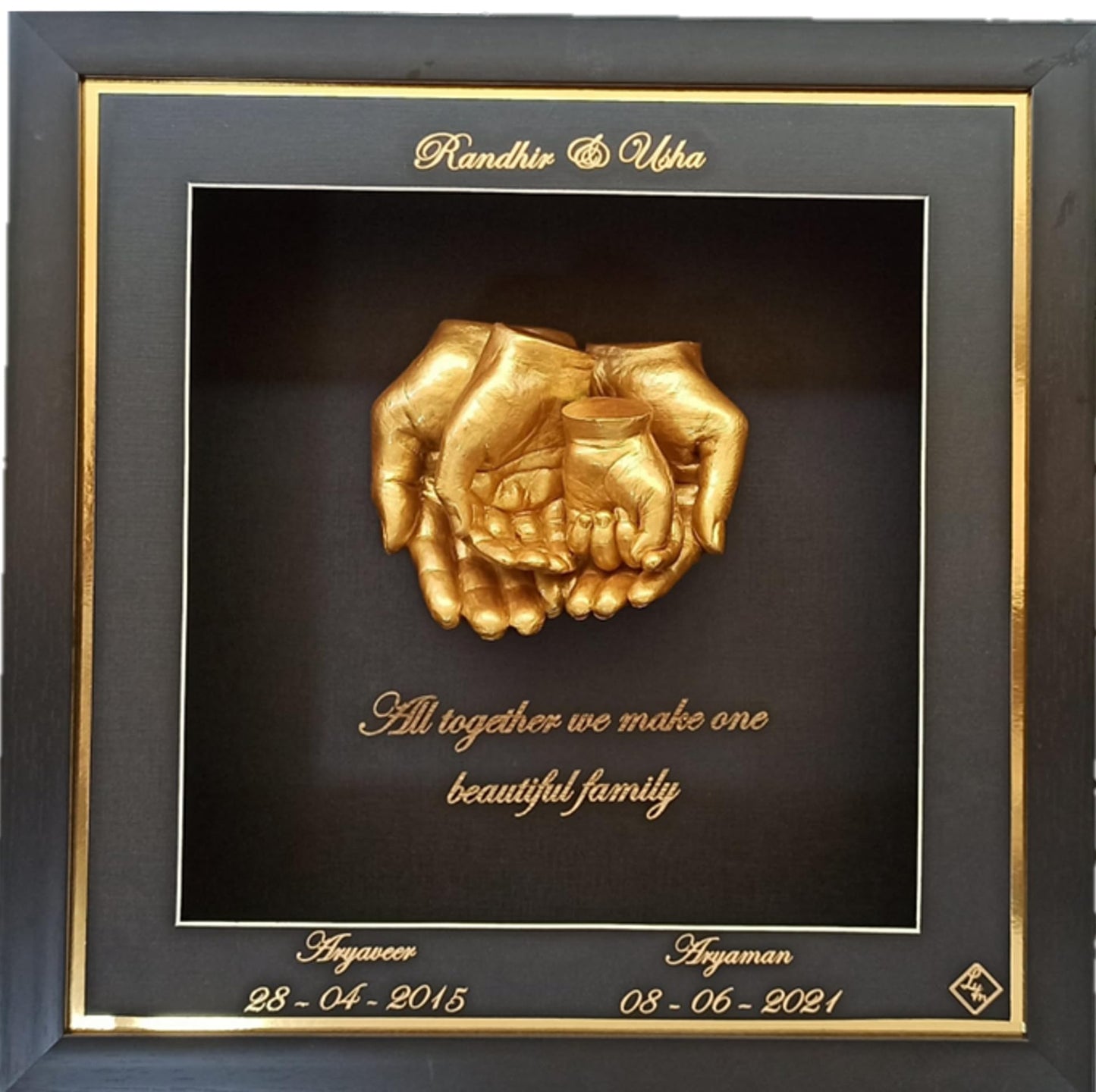 3D Hand Casting Kit for Family of 4